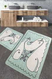 Mijölnir Helsinki Juego de Alfombras de Baño Multicolor